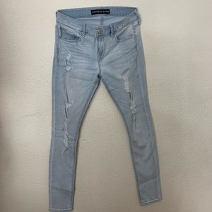 Express ripped jeans